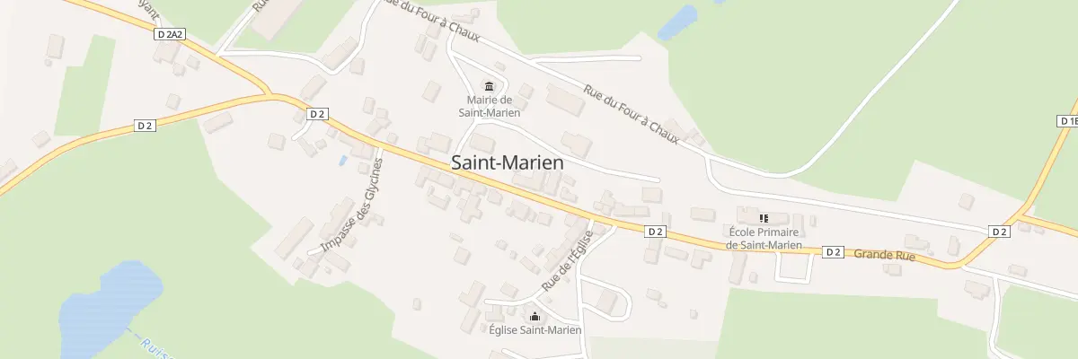 Plan du 28 Vc Grande Rue à Saint-Marien