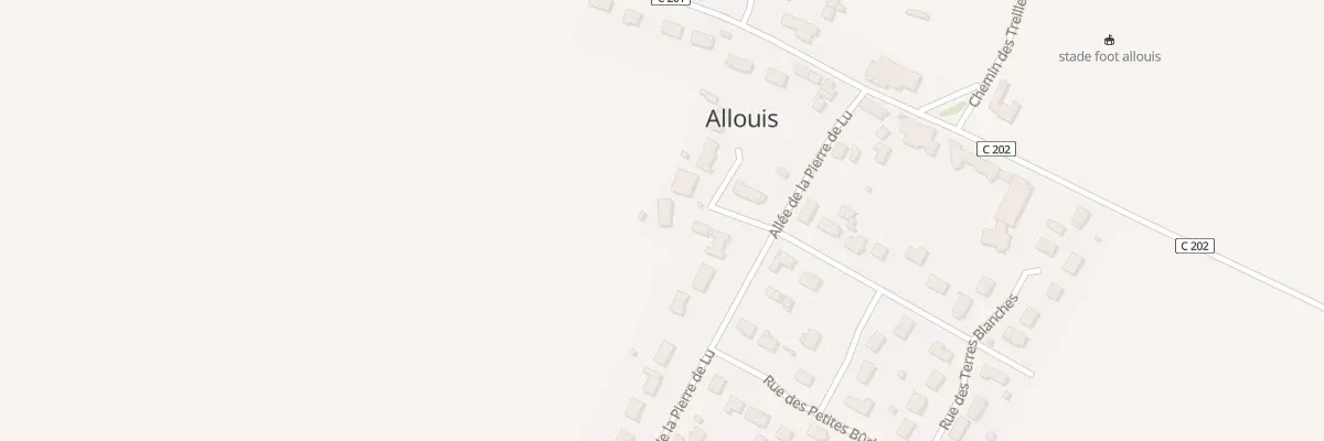 Plan du 3 Imp du Bourg à Allouis