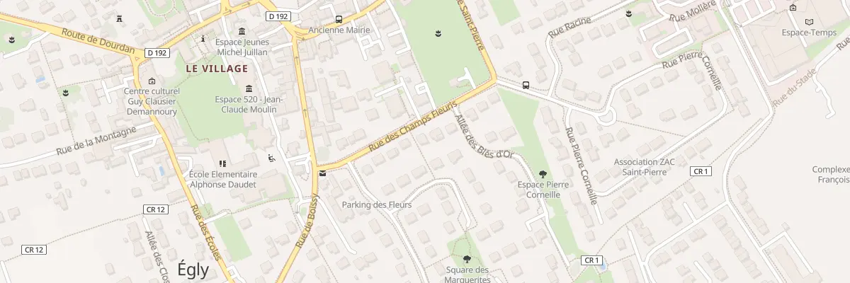 Plan du 10 Rue des Champs Fleuris à Égly