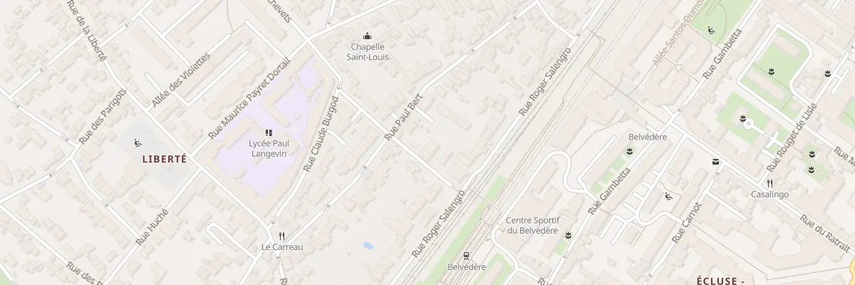 Plan du 40 Rue Paul Bert à Suresnes