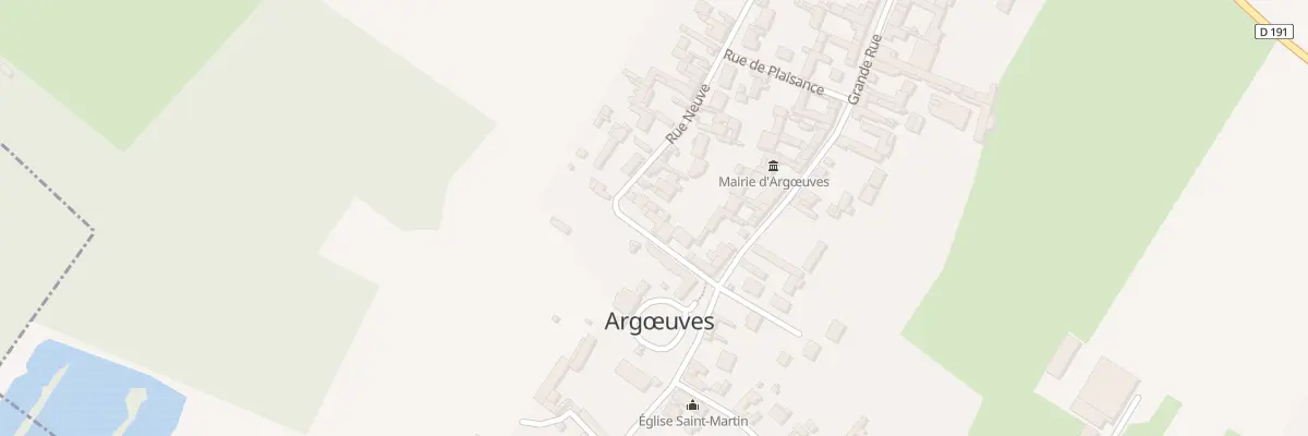 Plan du 8 Rue Neuve à Argœuves