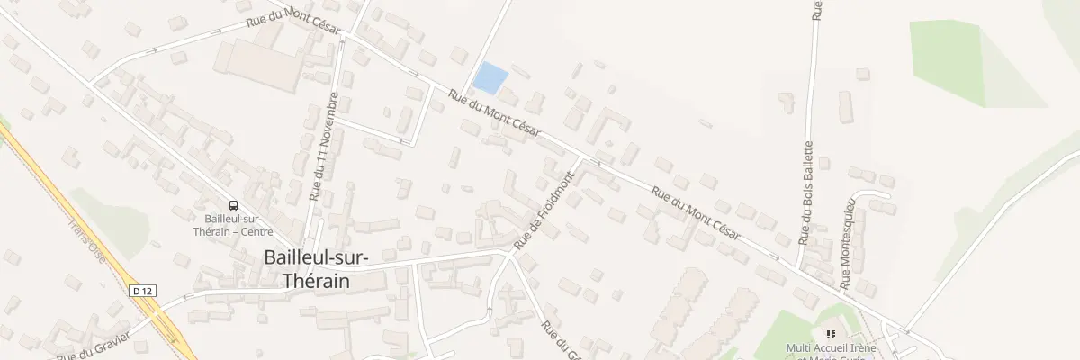 Plan du 3B Rue de Froidmont à Bailleul-sur-Thérain