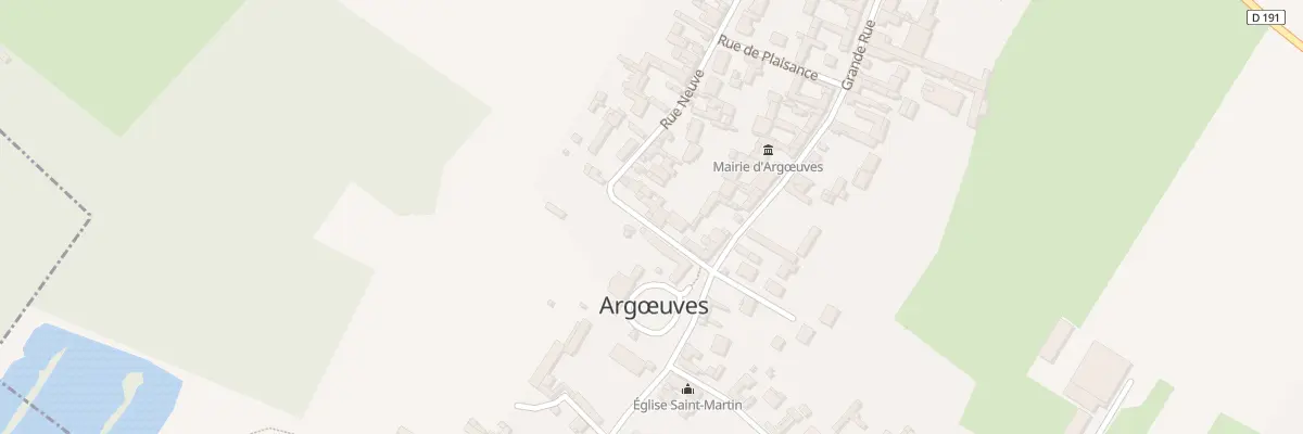 Plan du 8 Rue Neuve à Argœuves