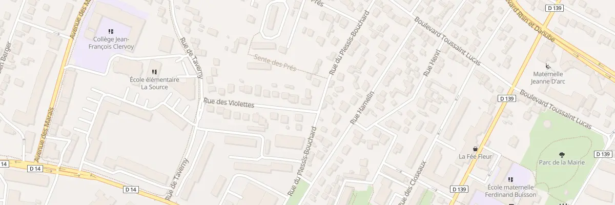 Plan du 31 Rue du Plessis Bouchard à Franconville
