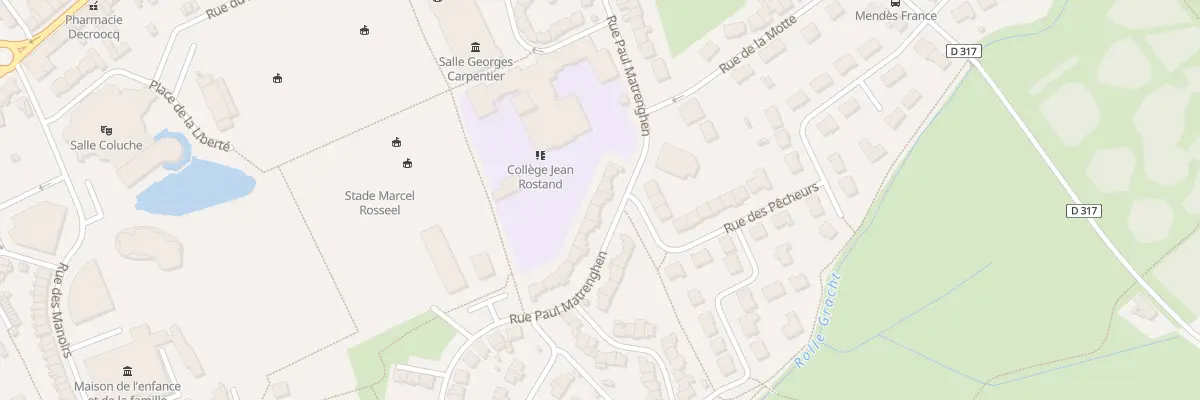 Plan du 465 Rue Paul Matrenghen à Loon-Plage