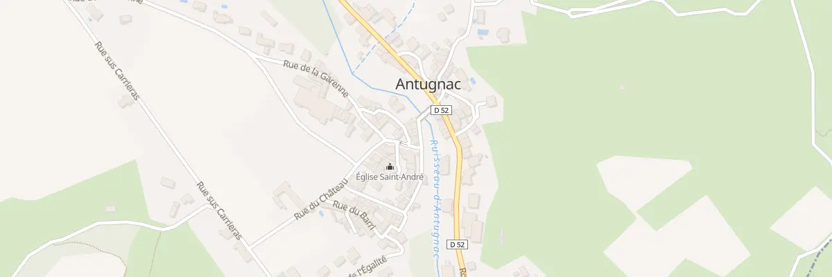 Plan du 33 Le Village à Antugnac