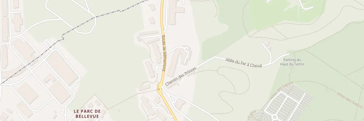 Plan du 2 Rte de Bethemont à Taverny
