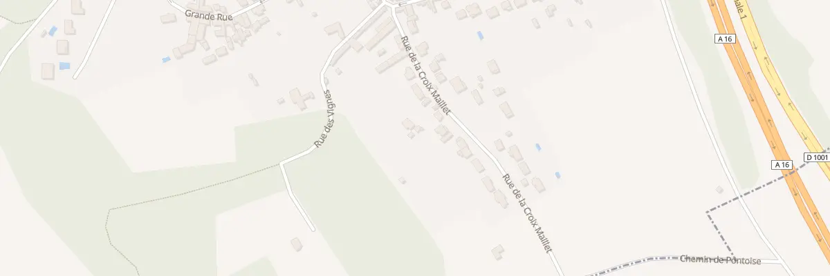 Plan du 136 Rue de la Croix Maillet à Ronquerolles