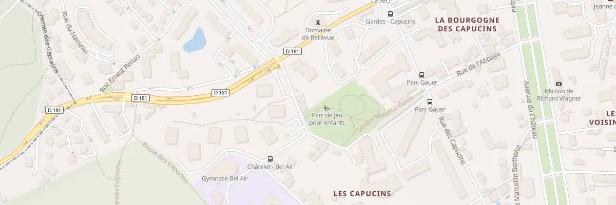 Plan du 1 Rue du Bel Air à Meudon