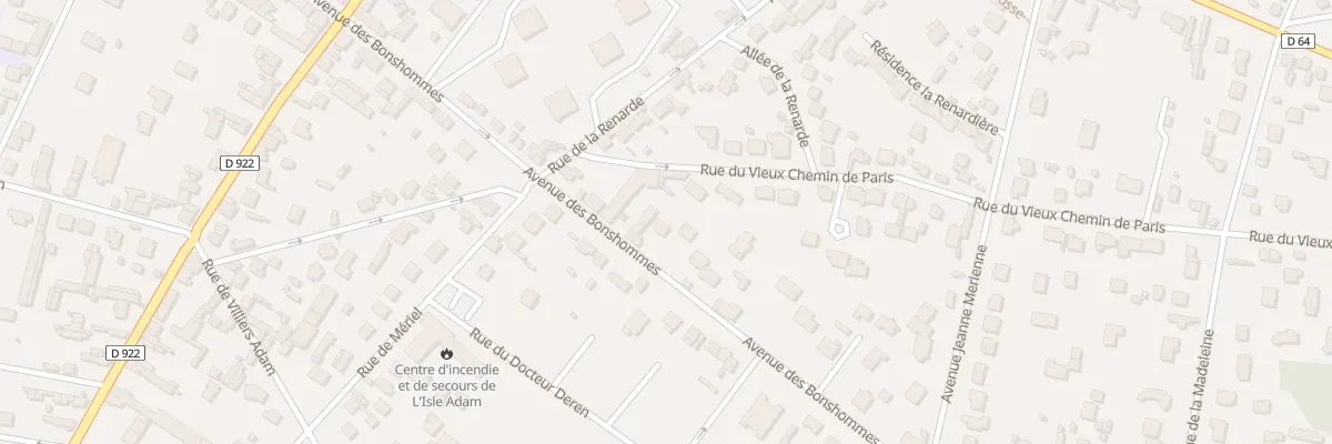 Plan du 61T Av des Bonshommes à L’Isle-Adam