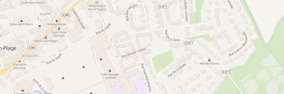 Plan du 672 Rue Paul Matrenghen à Loon-Plage