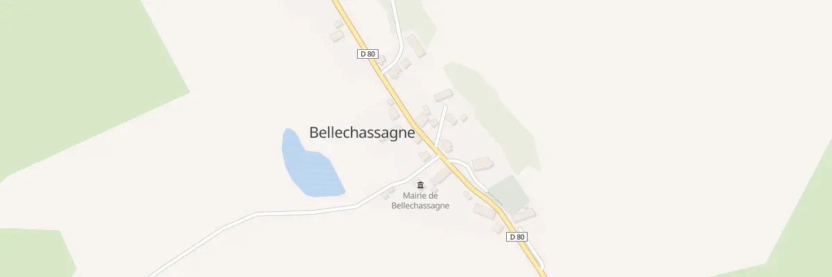 Plan du 5024 Le Bourg à Bellechassagne