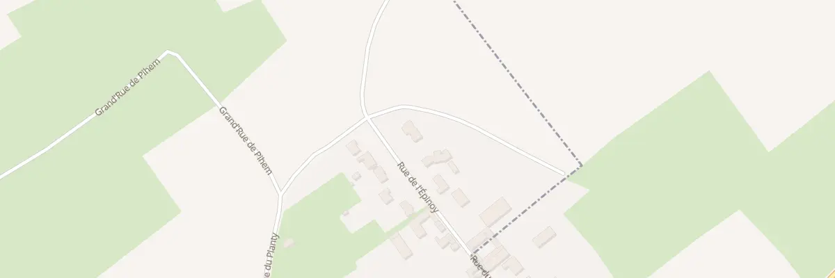 Plan du 1 Rue de l’Epinoy à Pihem