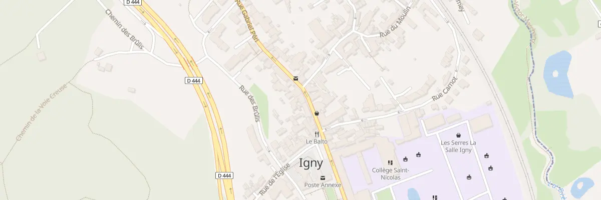 Plan du 15 Rue Gabriel Péri à Igny