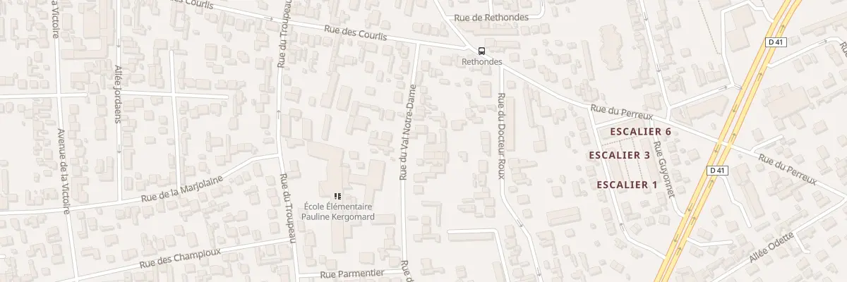 Plan du 54 Rue du Val Notre Dame à Argenteuil