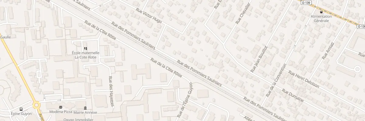 Plan du 68 Rue des Pommiers Saulnier à Franconville