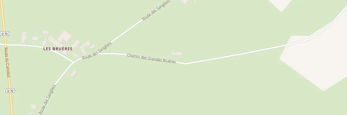Plan du 229 Che des Grandes Bruères à Maisonnais