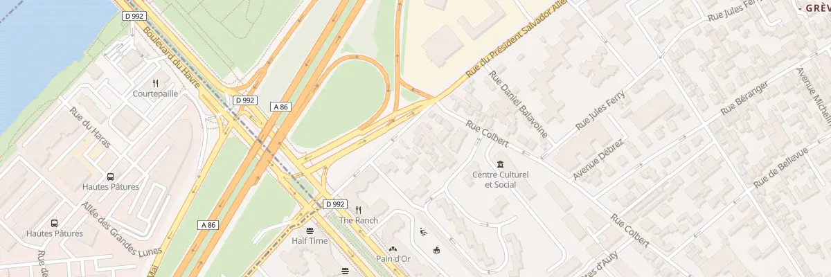 Plan du 315 Rue du Pdt Salvador Allende à Colombes