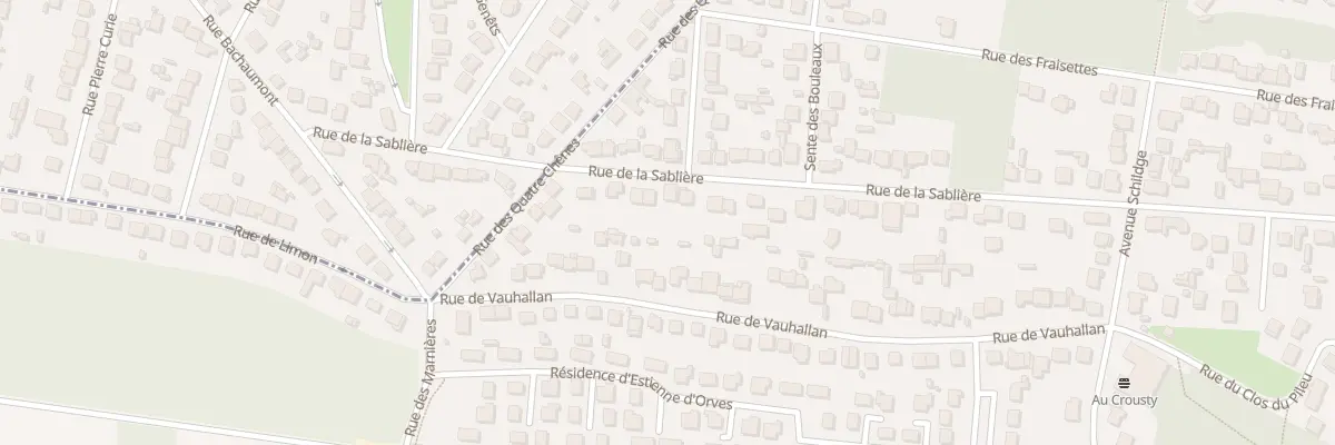 Plan du 105 Rue de la Sablière à Palaiseau