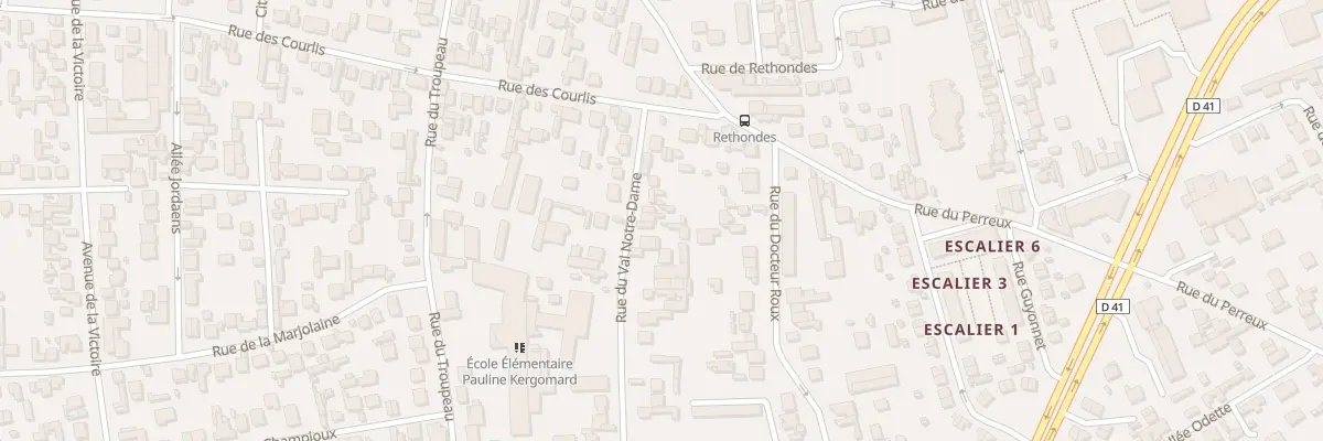 Plan du 58 Rue du Val Notre Dame à Argenteuil