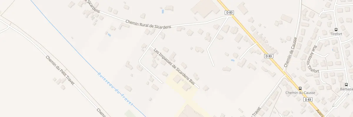 Plan du 9 Imp Les Imp de Sicardens Bas à Castres