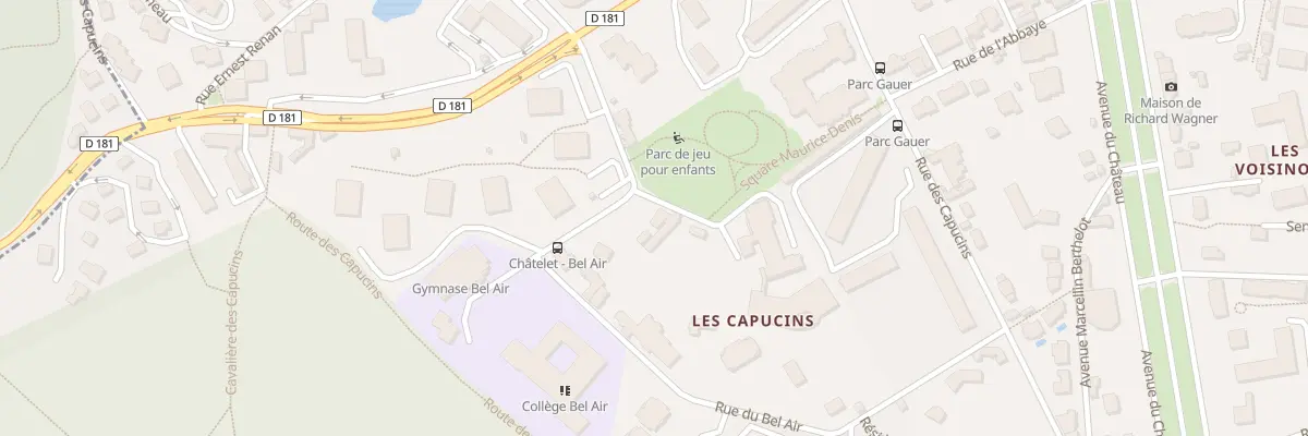 Plan du 5B Rue du Bel Air à Meudon