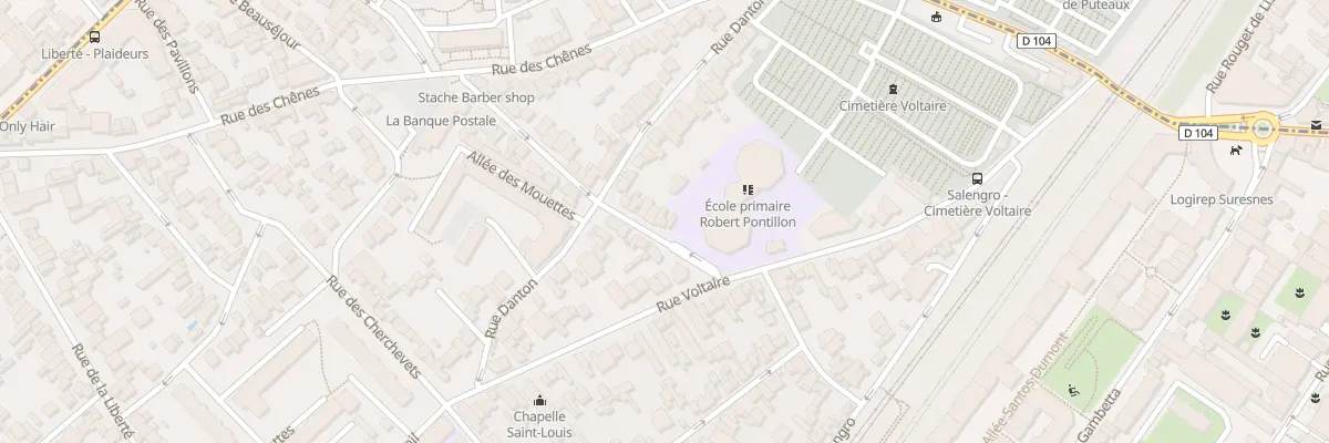 Plan du 8 Rue du Capitaine Ferber à Suresnes
