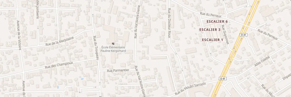 Plan du 42 Rue du Val Notre Dame à Argenteuil