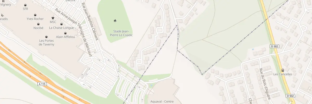 Plan du 12 Rue des Cottages à Taverny