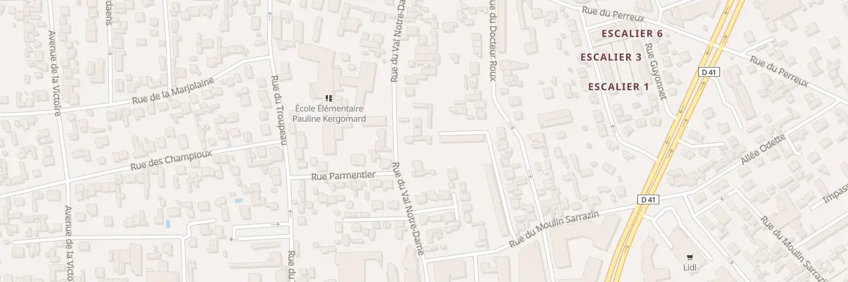 Plan du 36 Rue du Val Notre Dame à Argenteuil