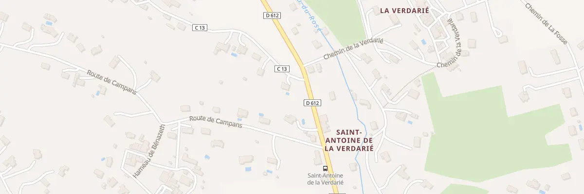 Plan du 1 Che de Molinier à Castres