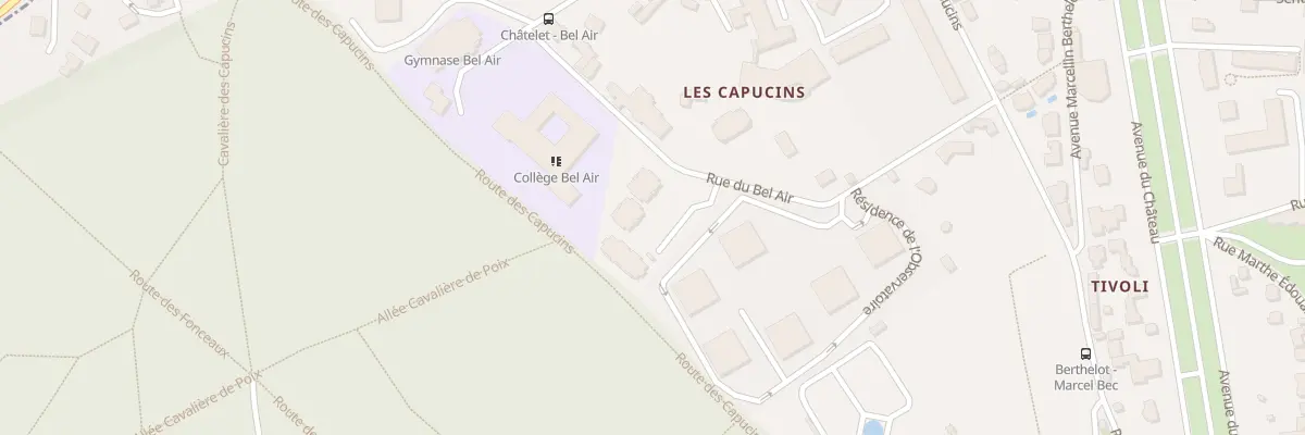 Plan du 6 Rue du Bel Air à Meudon