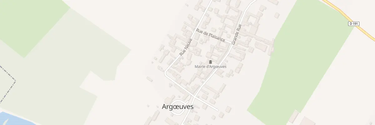 Plan du 20 Rue Neuve à Argœuves