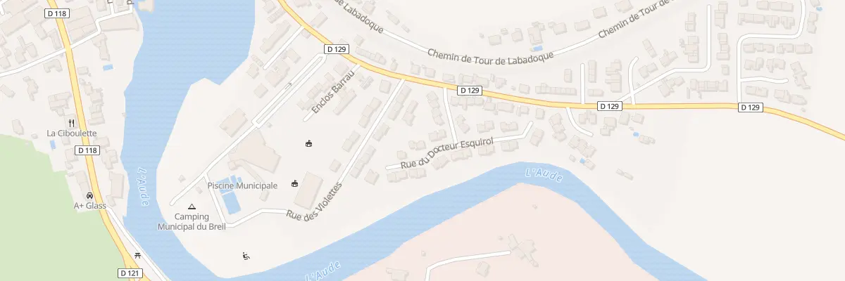 Plan du 16 Rue Docteur Esquirol à Limoux