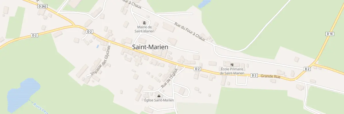 Plan du 24 Vc Grande Rue à Saint-Marien