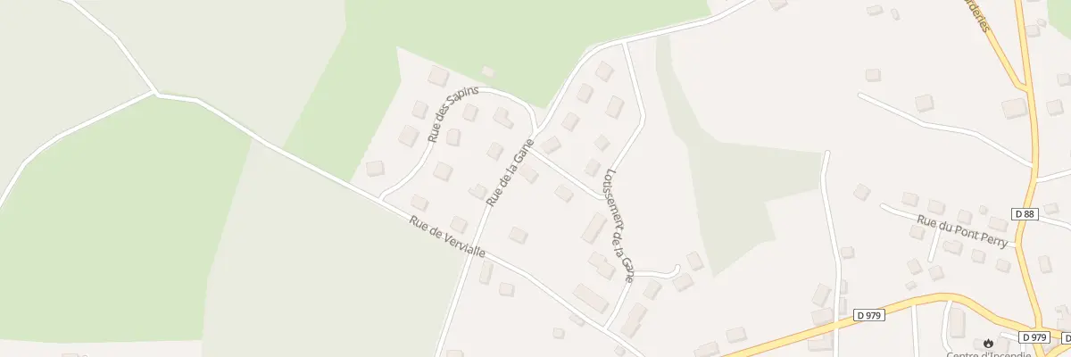 Plan du 6 Rte de la Gane à Saint-Angel