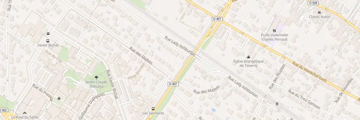 Plan du 68 Rue Lady Ashburton à Taverny