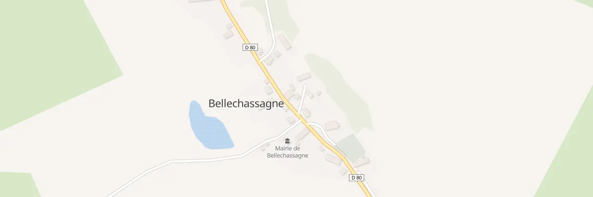 Plan du 9 Le Bourg à Bellechassagne