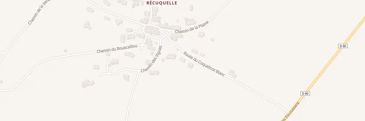 Plan du 78 Rte du Coquelicot Blanc à Labruguière