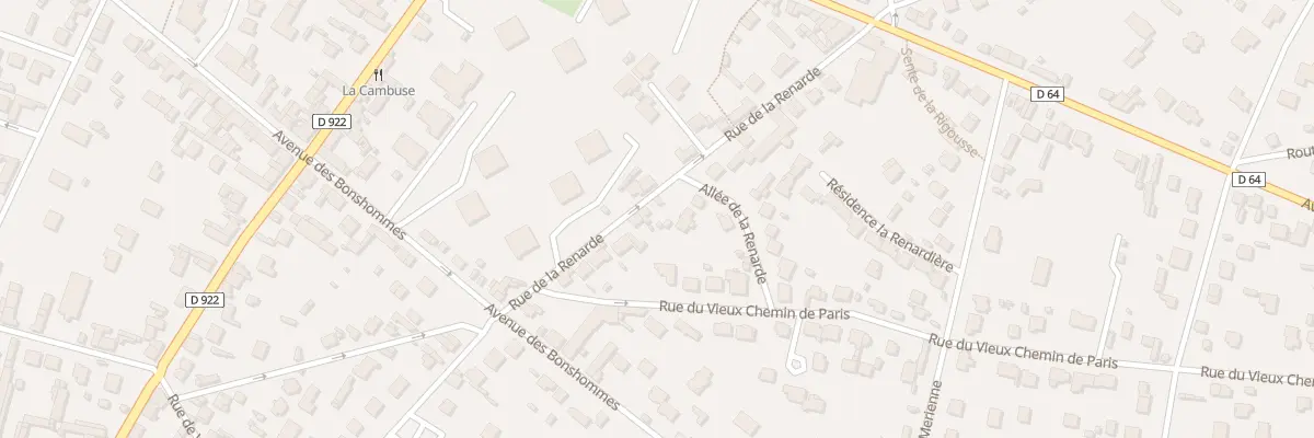 Plan du 13 Rue de la Renarde à L’Isle-Adam