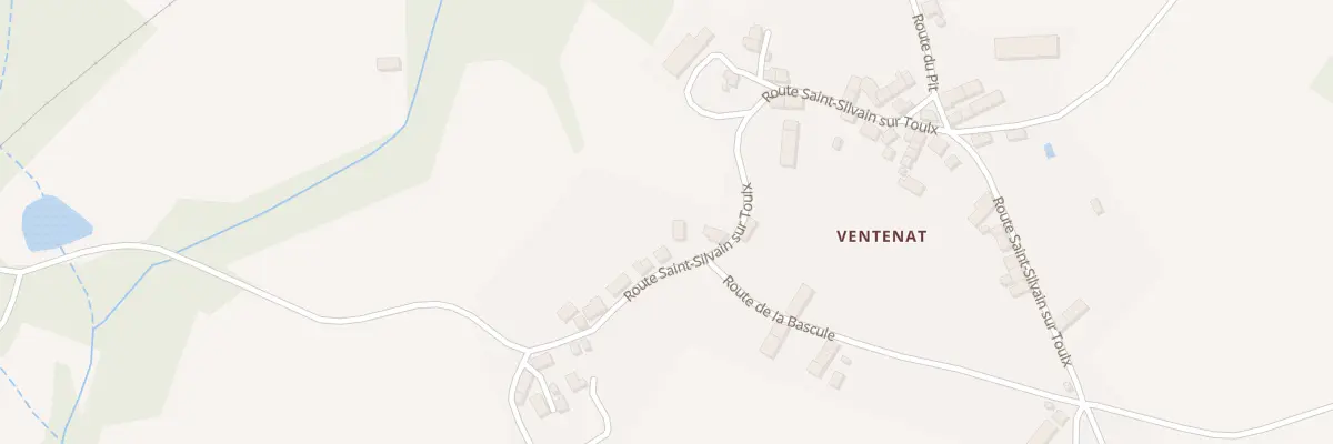 Plan du 34 Rte St Silvain S/Toulx Ventena à Trois-Fonds