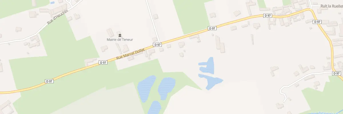 Plan du 9A Rue Marcel Dollet à Teneur