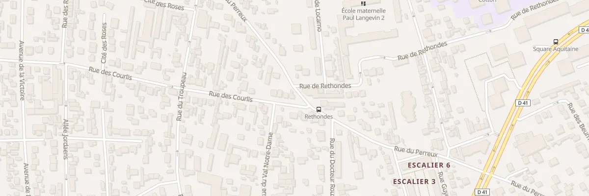 Plan du 2 Rue des Courlis à Argenteuil