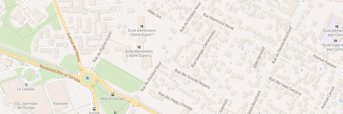 Plan du 38 Rue du Docteur Roux à Franconville