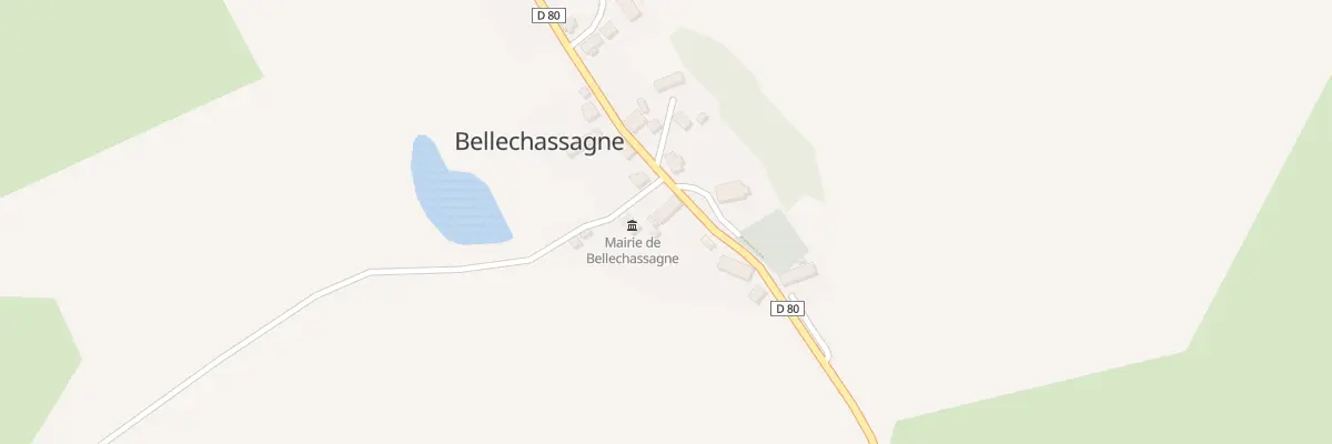 Plan du 5016 Le Bourg à Bellechassagne