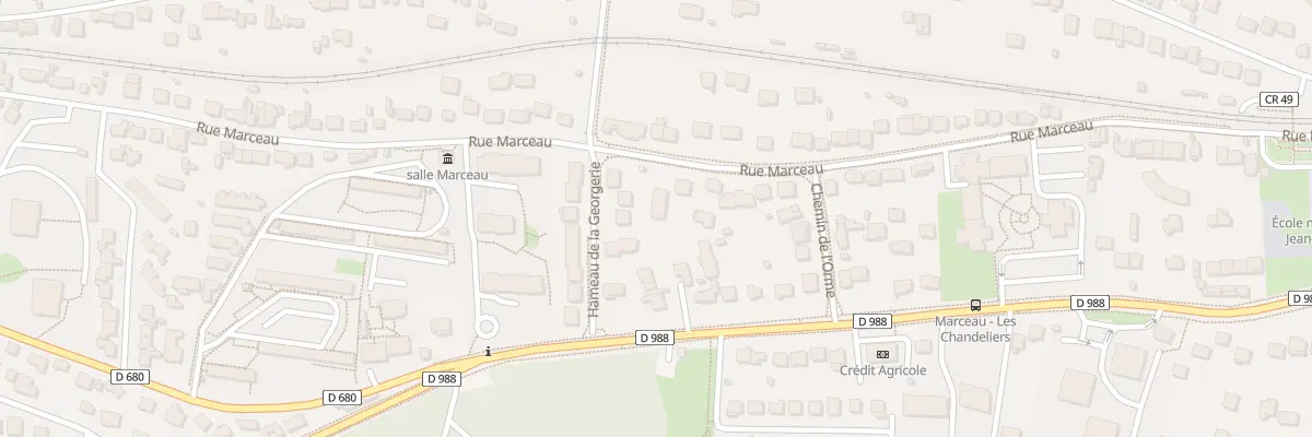 Plan du 111 Rue Marceau à Palaiseau