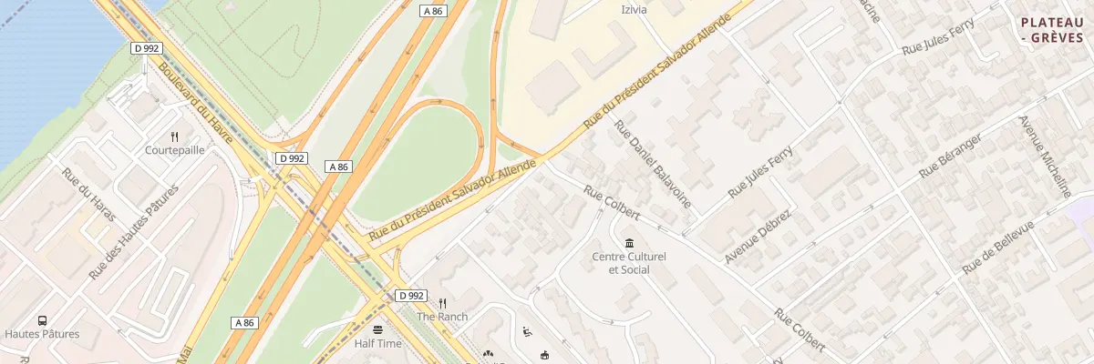 Plan du 243 Rue Colbert à Colombes