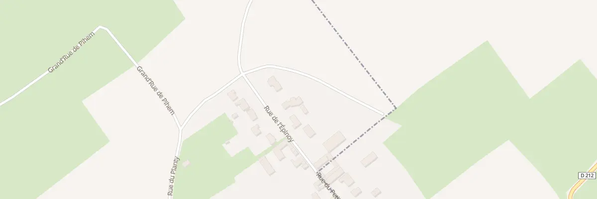Plan du 3 Rue de l’Epinoy à Pihem