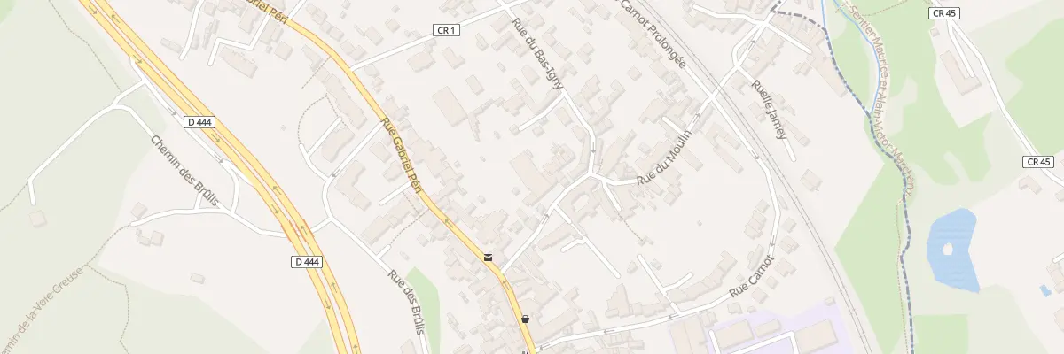 Plan du 9 Rue du Moulin à Igny