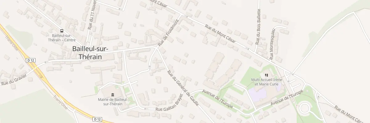 Plan du 4A Rue du Général de Gaulle à Bailleul-sur-Thérain